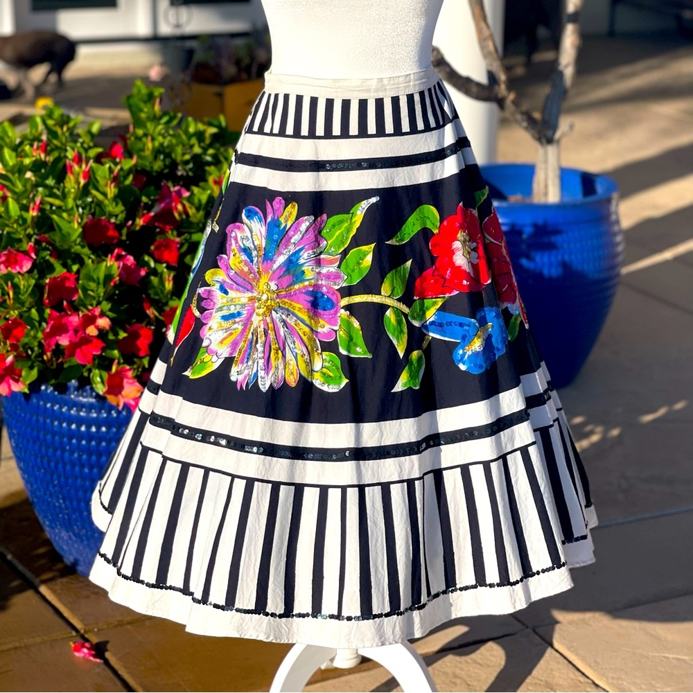 ❤️🖤🩷 Retro Sequin Skirt S/M
